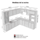 thumbnail image 2 of Cocina Integral Completa Armario de Vidrio Madesa Lux MG 01, 2 of 3