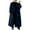 #0096-Navy, variant on Ounisa Women's 2024 Fall Oversized Long Trench Coat Single Breasted Windproof Hooded Overcoat with Pockets
