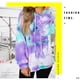 thumbnail image 5 of Sudadera con capucha estampada teñida Suéter con capucha casual de mujer Sudadera con capucha de manga larga Top kenally AP000139-29B, 5 of 7