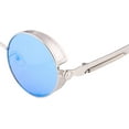 thumbnail image 6 of FEISEDY Retro Gothic Steampunk Sunglasses Round Metal Frame Punk Circle Inspired Shade Men B1857, 6 of 12