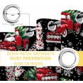 thumbnail image 4 of Fsddascl Black Red Truck Christmas Blackout Curtains for Bedroom/Living Room, Thermal Insulated Kitchen Curtains, Xmas Tree Snowflake Winter Grommet Darkening Window Treatment Drapes 27.5"x39"x2, 4 of 6