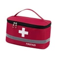 thumbnail image 4 of Xuanheng First Aid Bag Empty Portable Professional Medical Bag for Camping L Red, 4 of 8