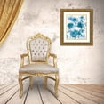 thumbnail image 3 of Morris, Kelsey 26x31 Gold Ornate Wood Framed with Double Matting Museum Art Print Titled - Springtime Blue II, 3 of 4