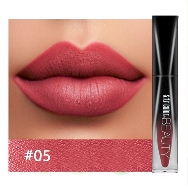 NARABB Brillant à Lèvres Mat Anti-Décoloration Antiadhésif pour Tasse Rouge à Lèvres Liquide Rouge à Lèvres Brillant à Lèvres 2,5 ml