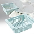 thumbnail image 1 of Étagères Rack Étagère en Fil Métallique-2 Boîtes de Rangement Abs(Bleu, Taille Unique), 1 of 3