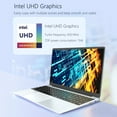 thumbnail image 6 of "KUU 15.6"" FHD Intel Alder Lake N95, 16GB DDR4, 512GB SSD, Backlit Keyboard, Windows 11 Pro Laptop", 6 of 14