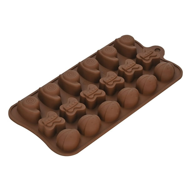 Molde Para Dulces De Chocolate, Molde Para Hornear De Silicona, Reutilizable, Para Cubitos De Hielo, Gelatina Y Pudín