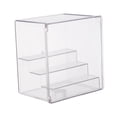 thumbnail image 5 of Almencla Showcase Display Case Storage Bin Dustproof Clear Display Stand Storage Box for Sundries Dolls Model Small Figurines Cars Toys Clear with steps, 5 of 8
