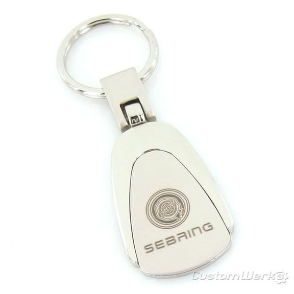 Chrysler Sebring Tear Drop Keychain (Chrome)