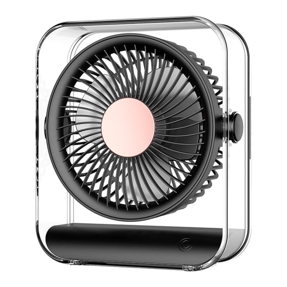 Desk Fan Usb Rechargeable Portable Mini Table Fan, Quiet Operation, 6.89 Inch, for Bedroom Office Desktop