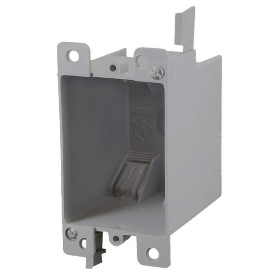 Cantex Electrical Box,1 Gang,14 cu. in.,PVC EZ14SOR