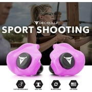 Decibullz Custom Molded Earplugs Pro Pack, One Size - Pink Bundle