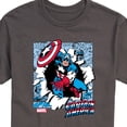 thumbnail image 3 of Marvel Captain America - Comic Book Panels - Men's Short Sleeve Graphic Tee, 3 of 5