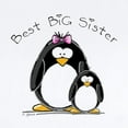thumbnail image 2 of CafePress - Best Big Sister Penguins Infant Bodysuit - Baby Light Bodysuit, Size Newborn - 24 Months, 2 of 4