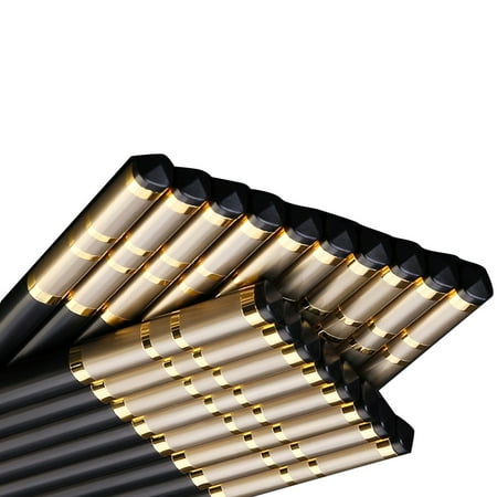 

10 Pairs Fiberglass Chopsticks Reusable Chopsticks and Dishwasher Safe，24CM