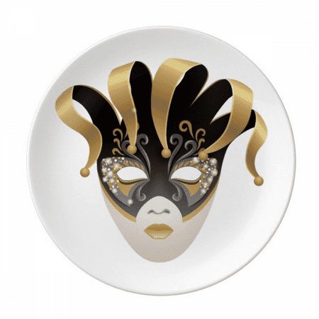 

en head happy carnival of venice plate decorative porcelain salver tableware dinner dish