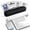 WHITE, variant on SWIFINT D810 Inkless Portable Thermal Printer with Travel Case, Black