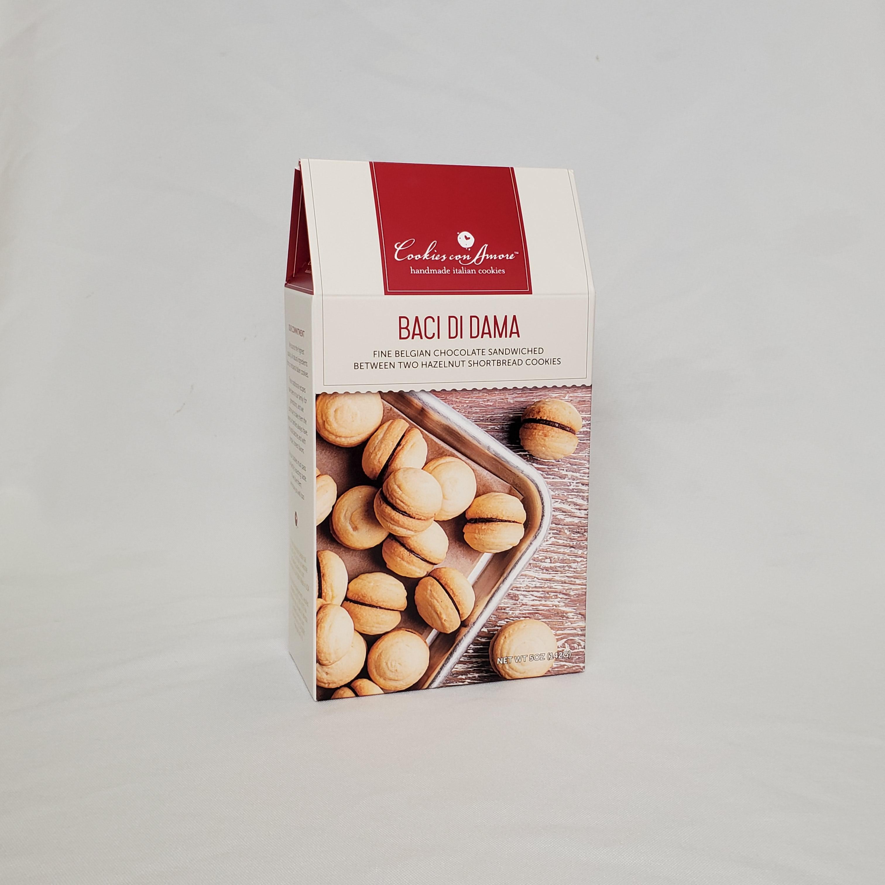 Cookies Con Amore Handmade Italian Cookies Baci Di Dama 5oz Pack of 3