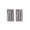#3-Gray【2 x 70x100cm Two-piece Checkered Print Curtains】, variant on 2PCS Black Nylon Short Curtains, Semi-sheer Heat Insulating Window Panels, Filtering Light for Basement Living Room, Modern Holiday Window Treatment, Topliu