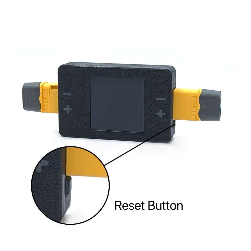 1PC 8-150V 25A/50 Power Meter Avionics Battery Voltage And Capacity Tester 60mm*38mm*13.5mm XT60/XT90 Interface Power Meter