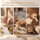 thumbnail image 4 of Dumpling Wrapper Maker, Wooden Dumpling Skin Maker Ball Rolling Manual Dumpling Wrapper Mould Reusable Kitchen Tool for Making Dumplings Ravioli Pasta Pies Meat Pies At Home, 4 of 7