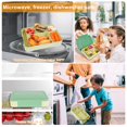 thumbnail image 4 of Kids Bento Box with 5 Compartments 1330ml/46.8oz Lunch Box Container with Sauce Box Non-Slip Bento Lunch Box Leakproof Bento Food Storage PP5 Food Grade Microwave for School, 4 of 9