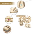 thumbnail image 4 of WHAMVOX 1 Set Egyptian Costume Kit Cloth Accessories for Masquerade Parties, 4 of 7