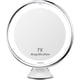 thumbnail image 1 of Espejo de aumento 7X para viaje, espejo de maquillaje con luz LED y ventosa, espejo de aumento montado en la pared, espejo de sobremesa con rotación de 360°, ideal para afeitarse y maquillarse, 1 of 4