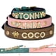 thumbnail image 2 of Custom Dog Name Collar Bling Rhinestone Pet Necklace Collar Personalized Leather Dogs Collar DIY Name Free Bone Paw Heart Charm ShopWise Round, 2 of 9