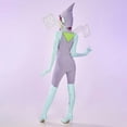 thumbnail image 3 of [Officially Licensed] Winx Club Tecna Costume for Halloween Jumpsuit with Hat and Wings, S, 3 of 9