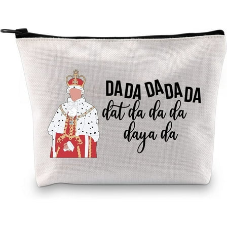 Funny Hamlton Gift Hamlton King George Iii Da Da Da Dat Da Makeup Bag for Hamlton Lover