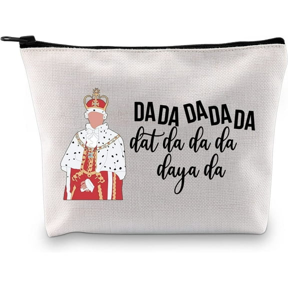 Funny Hamlton Gift Hamlton King George Iii Da Da Da Dat Da Makeup Bag for Hamlton Lover