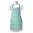 thumbnail image 3 of Cartoon Airplane Apron, Colorful Joyous Travel Fantasy Pattern Planes Clouds in Sky, Unisex Kitchen Bib with Adjustable Neck for Cooking Gardening, Adult Size, Multicolor, by Ambesonne, 3 of 4