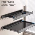 thumbnail image 5 of DPTALR Balcony Drying Rack Window Space Aluminum Drying Foldable Non Perforated Retractable Drying Socks And Shoes, 5 of 5