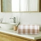 thumbnail image 5 of Toalla de baño gruesa de vellón a cuadros, toalla de baño y cara para el hogar, súper absorbente, con cordón, toallas, 5 of 6