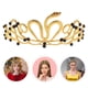 thumbnail image 4 of Diadema de serpiente, corona de serpiente egipcia, tiara de boda para novia, tocado de reina con diamantes de imitación, accesorios de disfraz para fiesta de cumpleaños de Halloween para mujer, 4 of 7