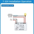 thumbnail image 5 of 2X Interruptor Zigbee Inteligente Tuya con Sensor de Temperatura, Relé Zigbee de Contacto Seco Pasivo, Funciona con Home Assistant, CC 7-32 V, 5 of 5