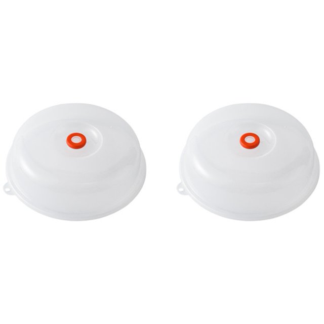 2X Cocina Cubierta para Mantenimiento Fresco Microondas Anti-Salpicaduras Cubierta para Calefactor de Aceite Cubierta de Plástico para Mantenimiento Fresco