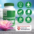 thumbnail image 2 of Ashwagandha 500mg Pure KSM­66® 90 Vegecaps High Potency (Clinically Proven and Organic Root-Only Ashwagandha), 2 of 7