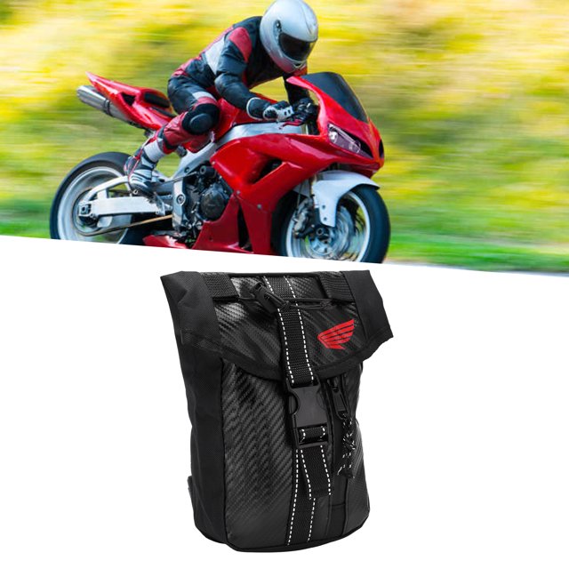 Sac de Jambe de Moto pour Cycliste Poche Cuisse Nylon Imperméable pour Voyage Randonnée Escalade