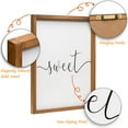 thumbnail image 4 of Set of 3 Framed Farmhouse Sweet Dreams Sign 11x14” Above Bed Wall Decor for Bedroom Decor Wall Art Wood Signs (11"x14", Black), 4 of 18