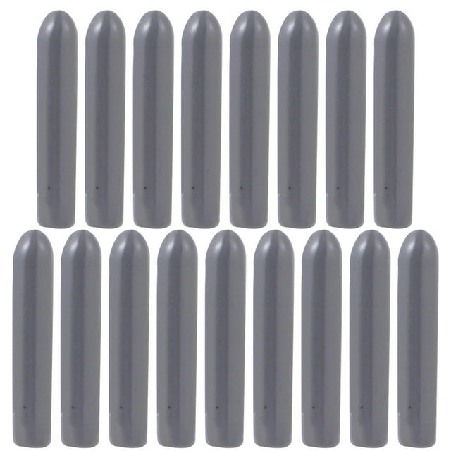 IFANLANDOR 100pcs Rust Prevention Dishwasher Rack Tip Dark Grey Rubber For Households