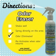 EarthSential Odor Eliminating Spray, Odor Eraser, Light Citrus, 8oz, Deodorizer and Air Freshener, Plant Based