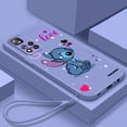 thumbnail image 2 of Funda de TPU con cuerda líquida para Xiaomi, carcasa bonita de Disney, Stitch, Cool Love, Redmi Note 11, 11S, 11T, 10S, 10, 9S, 9T, 9, 8T, 8 Pro Plus, 5G Fivean unisex, 2 of 2