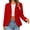 Red, variant on Womens Casual Blazers Long Sleeve Lapel Button Slim Work Office Blazer Jacket