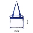 thumbnail image 2 of Bolso tote transparente aprobado por el estadio Cierre con cremallera Ángulo cruzado ajustable Adepaton BST3008644-4, 2 of 6