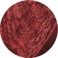 thumbnail image 1 of Ahgly Company Machine Washable Indoor Round Transitional Red Area Rugs, 4' Round, 1 of 7