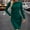 Green, variant on WJHWSX Womens Fall Dresses,Casual Dresses for Women,Fall Dresses for Women 2025,Long Sleeve,Crew Neck,Soft,Solid,XL(US:10)