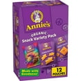 thumbnail image 1 of Annie's Organic Variety Pack, Easter Basket Stuffers, Cheddar Bunnies, Bunny Grahams, and Cheddar Squares, 11 oz, 12 Pouches, 1 of 5