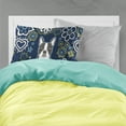 thumbnail image 2 of Carolines Treasures BB5054PILLOWCASE Blue Flowers Boston Terrier Fabric Standard Pillowcase Standard multicolor, 2 of 2